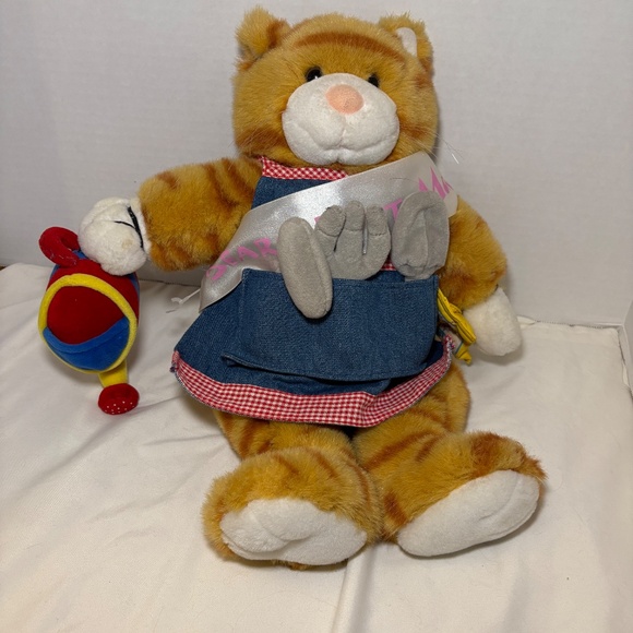 Build A Bear Workshop Orange Tabby Cat Plush w/Mothers Day Special Edition RARE - Picture 12 of 12